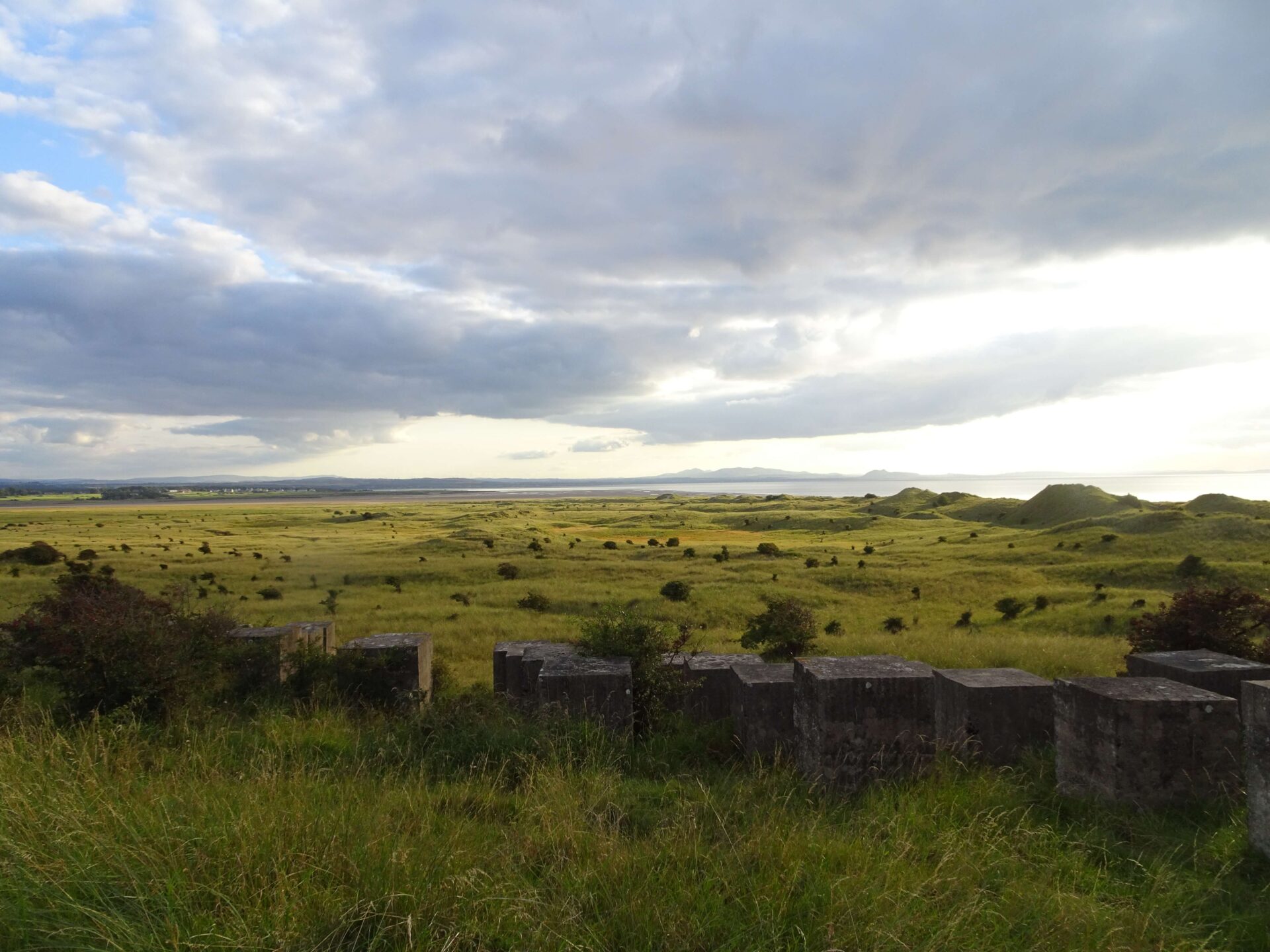 coastal walk gullane aberlady world war 2 artefacts