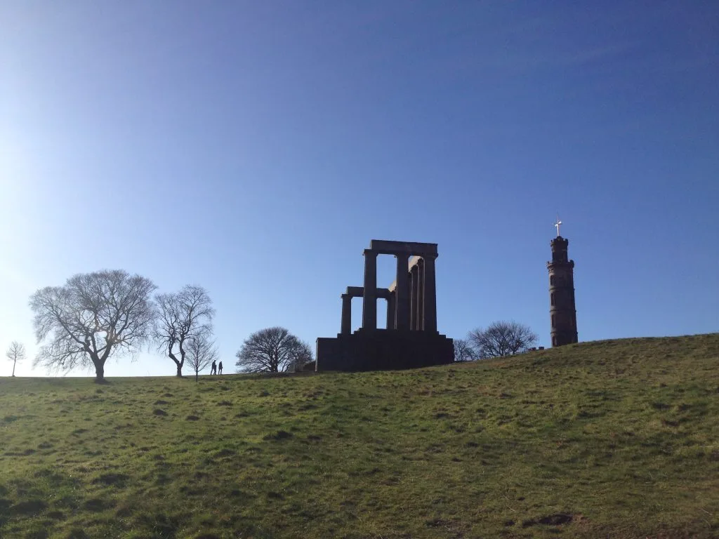 calton hill monuments edinburgh