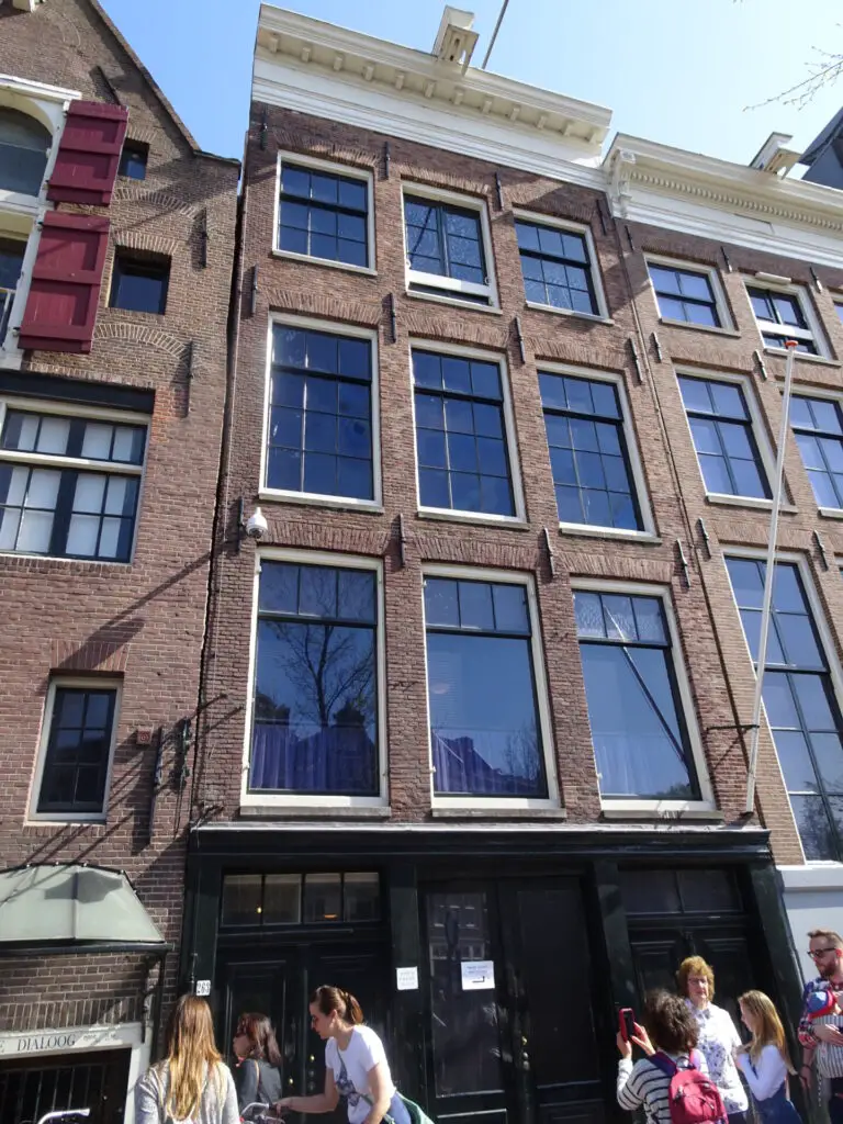 outside view of the anne frank house from the street - 10 things to know before you visit the anne frank house museum amsterdam netherlands