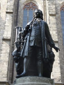 Statue of Bach leipzig germany