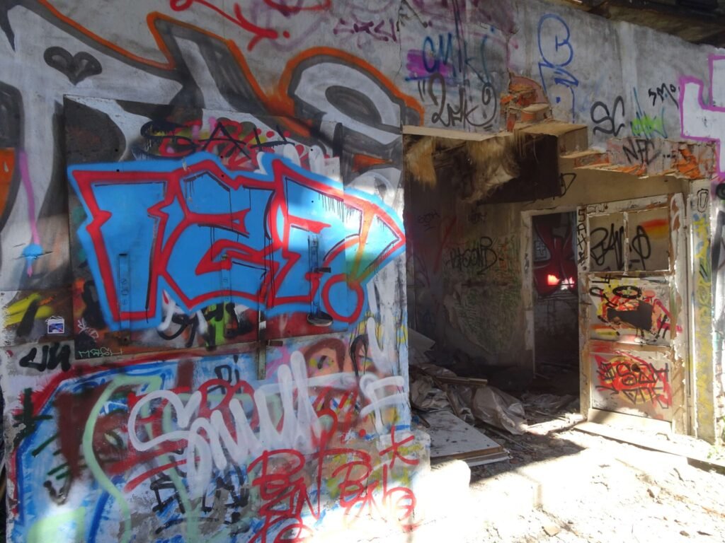 Graffiti on abandoned walls