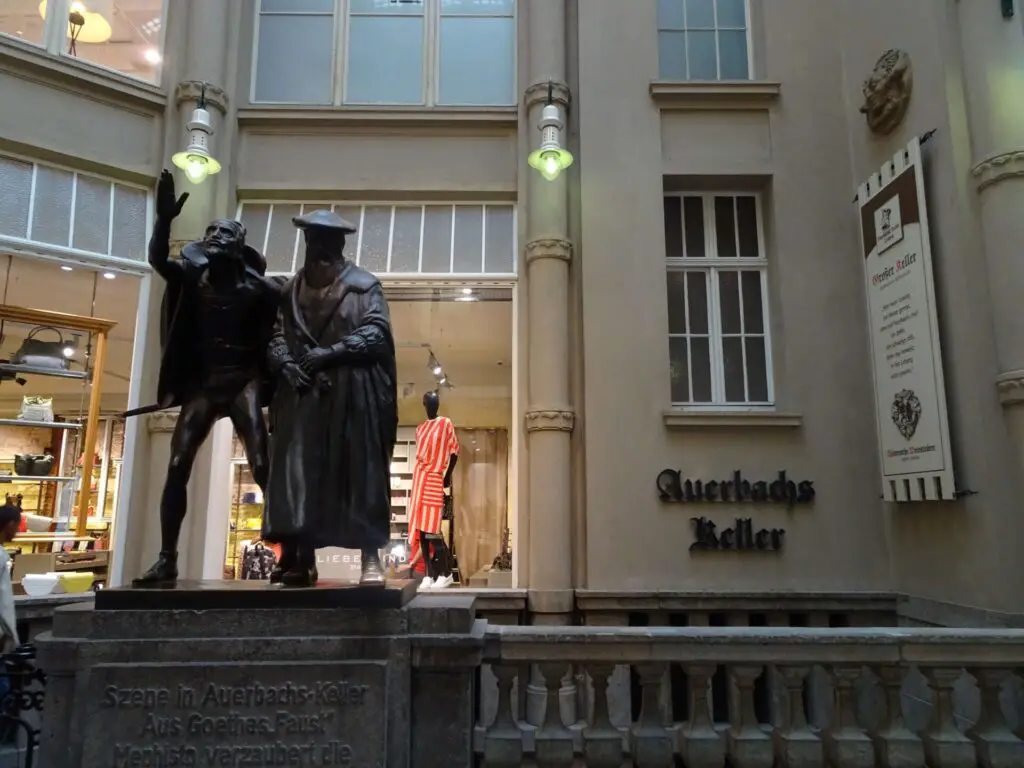 Auerbach's Keller statue leipzig