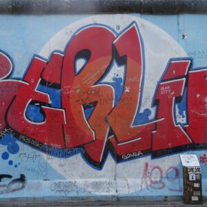 berlin spray painted graffiti east side gallery