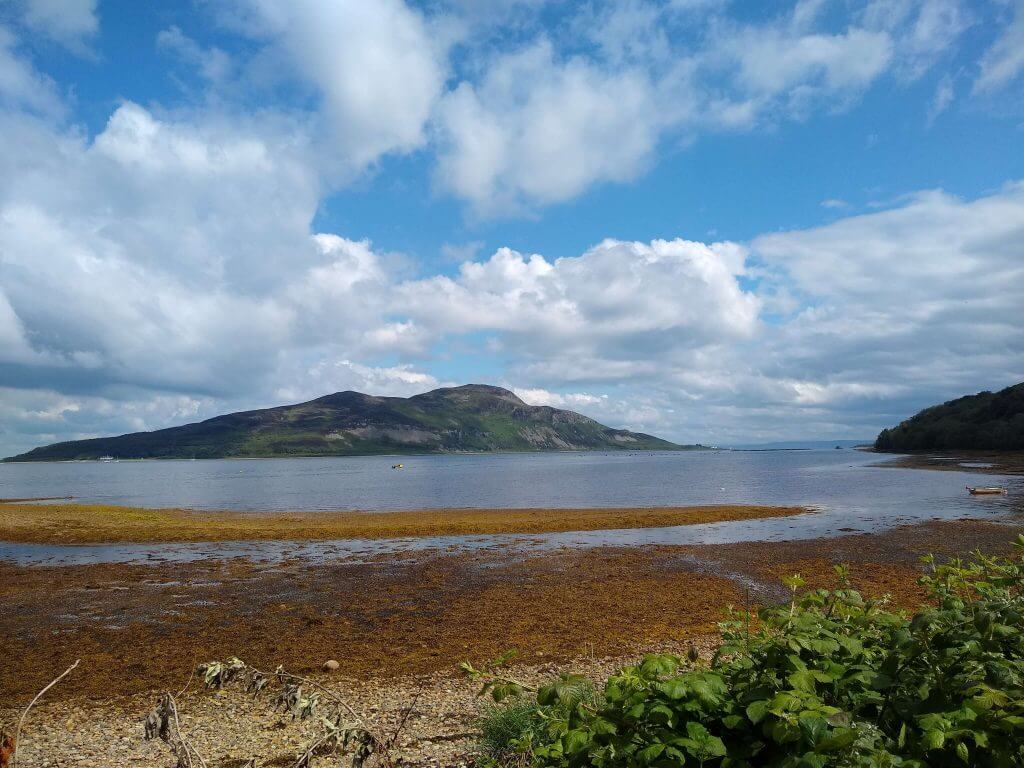 View of the Holy Isle from Lamlash Bay, Isle of Arran