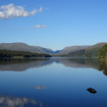 loch ossian corrour scottish highlands lake