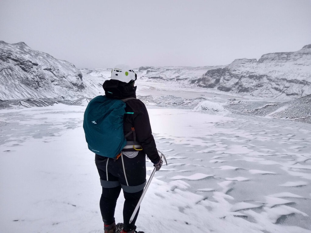 glacier hiking vatnajökull iceland winter