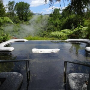 waikete valley thermal hot pools north island new zealand