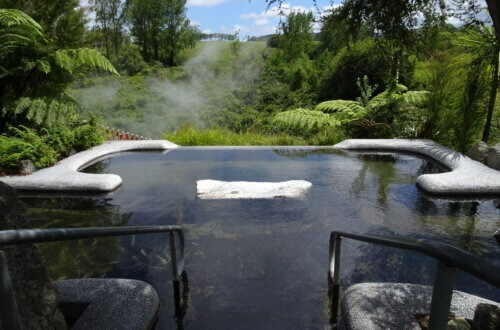 waikete valley thermal hot pools north island new zealand