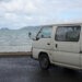 buy a campervan in new zealand parked next to sea east cape new zealand
