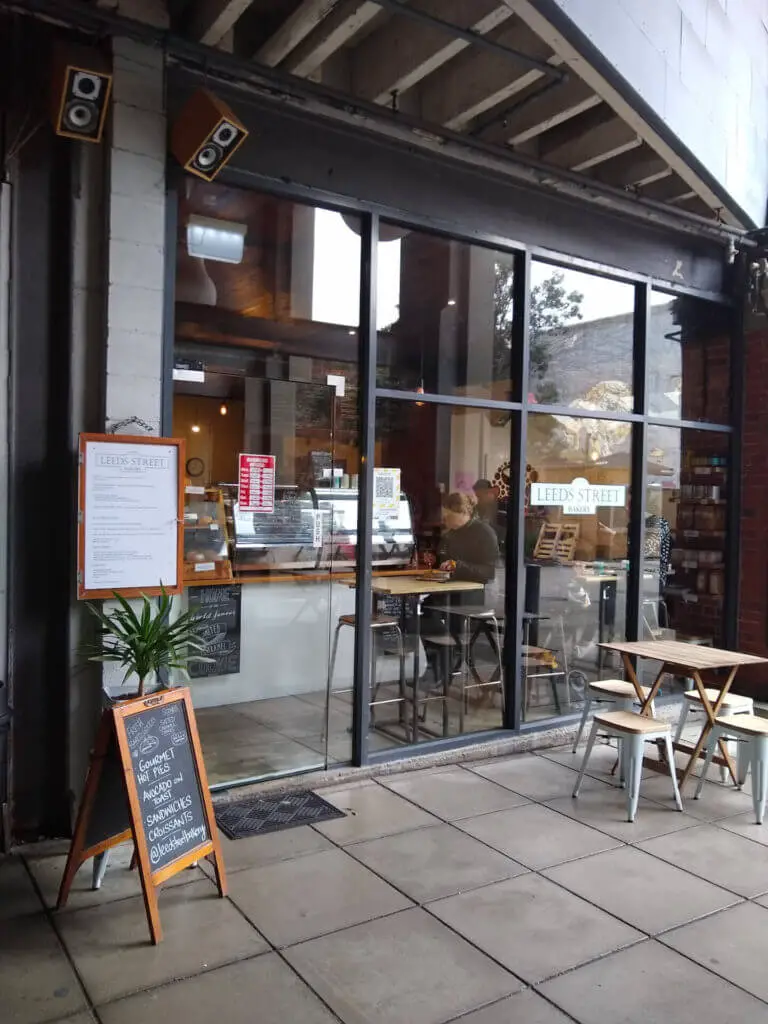 outside view of leeds street bakery cafe in wellington food guide