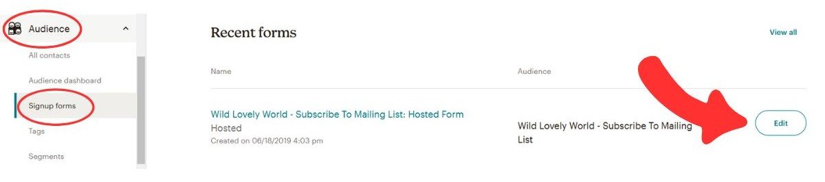 how to hide your address in mailchimp confirmations