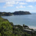 view of onetangi beach and bay from waiheke backpackers hostel waiheke island auckland new zealand