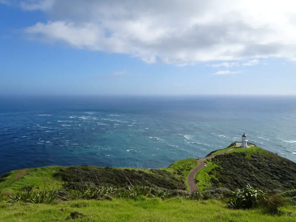cape reinga lighthouse and meeting of the seas in northland north island new zealand - unmissable experience