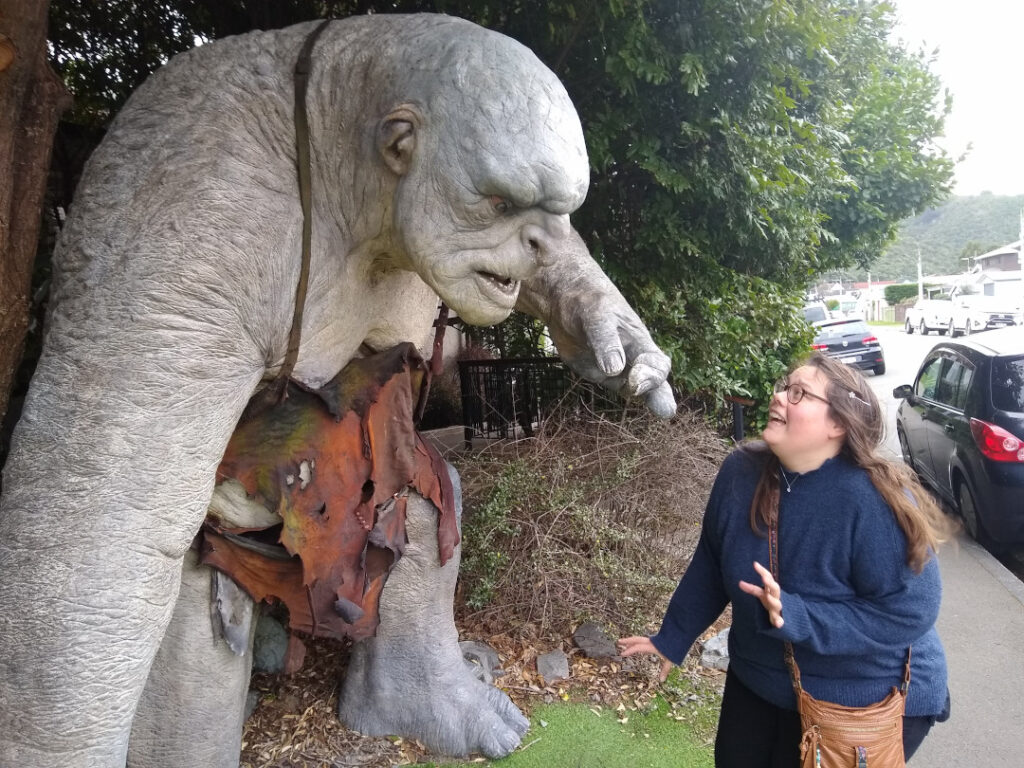 lauren at weta workshop studios in wellington new zealand