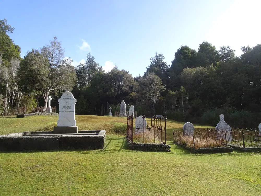 gillespies beach historical gold mining settlement cemetery west coast new zealand