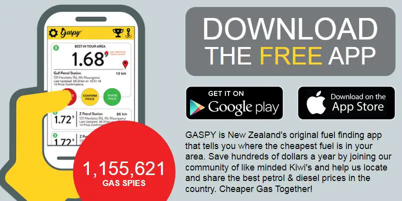 gaspy fuel apps van life new zealand