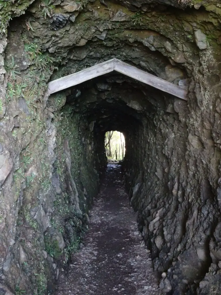 gillespies miners tunnel track on the west coast new zealand