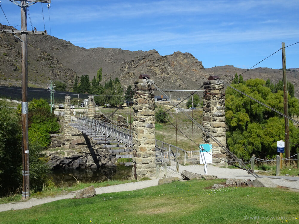 old shaky bridge in alexandra new zealand