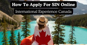 how to apply for sin online international experience canada