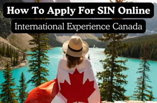 how to apply for sin online international experience canada