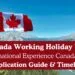 canada working holiday visa international experience canada iec application guide and timeline